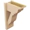 Ekena Millwork 7 1/2-in W x 14-in D x 22-in H Funston Trad Rough Cedar Woodgrain TimberThane Outlooker, Primed Tan OUTUR075X14X22FST04RCPR - alternate 6